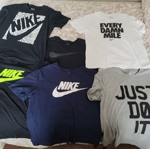 Mens Nike T-Shirts Sz Large (6 shirts)